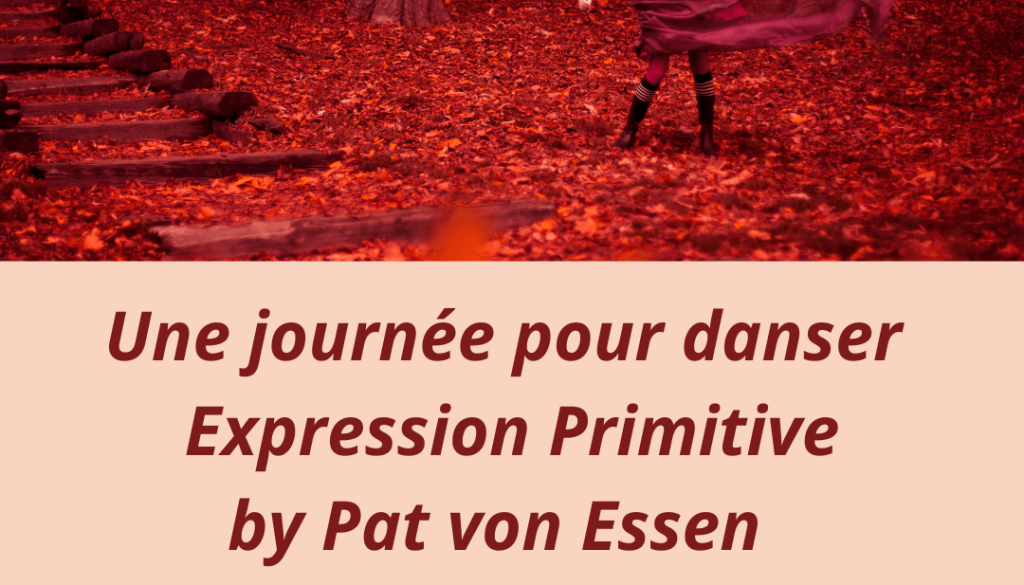 Danse expression primitive rythme thérapie Patricia Von Essen Journée pour danser Lille 27 novembre 2022