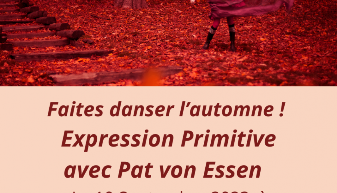 Danse expression primitive rythme thérapie Patricia Von Essen Journée pour danser Luc sur Aude 10 septembre 2023